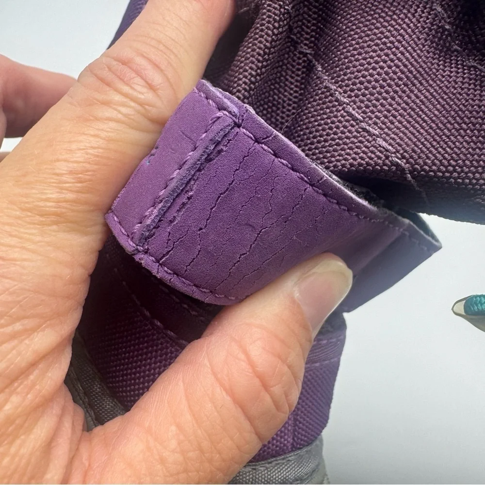 Columbia Powderbug Plus II Toddler Snow Boots Purple Gray Size 4 Winter Boot